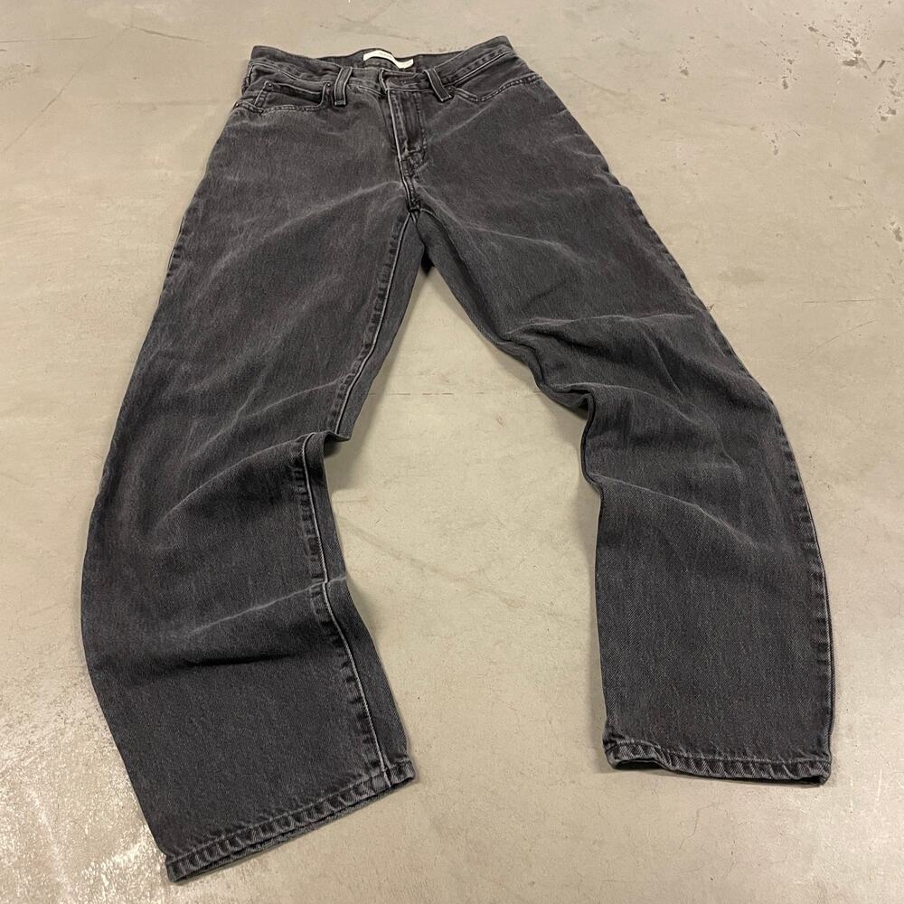 y2k black baggy Levi’s jeans 25x31